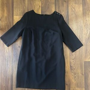 Banana Republic Black Long Sleeve Dress
